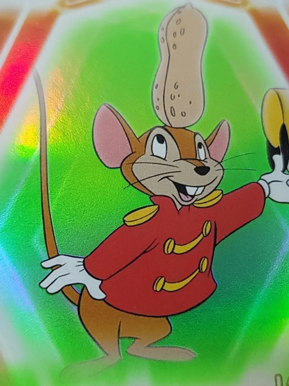 Timothy Q Mouse Topps 2026 Disney Neon Holo Parallel Refractor Limited 040/199 - Picture 3 of 4